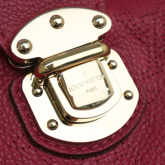 Louis Vuitton Mahina Leather Cirrus PM Shoulder Bag Red - Picture 9 of 12